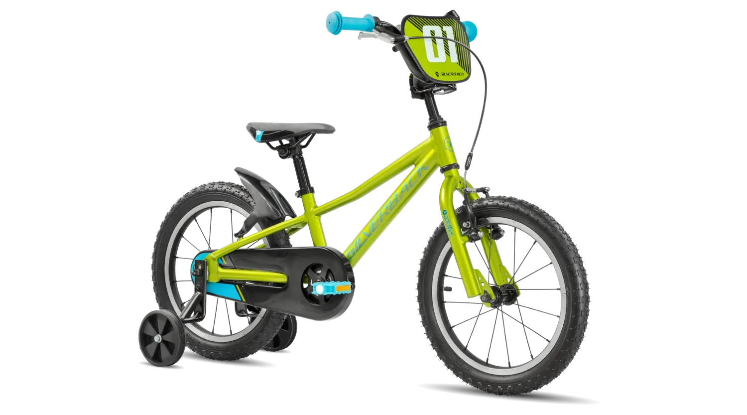 Silverback Skid 16 børnecykel 16" Moonwalk Grey alu