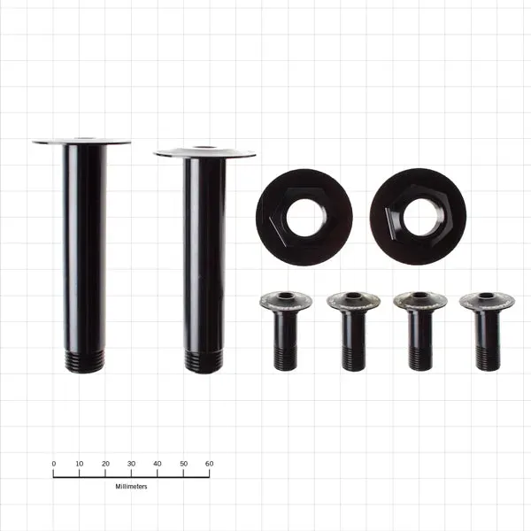Kona Bolt Kit #10 boltsæt sort rammedel