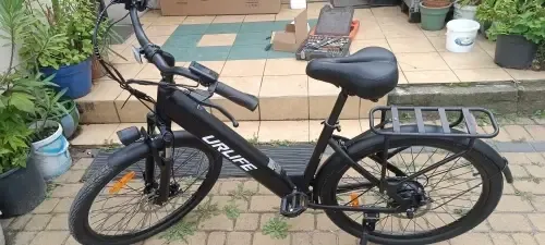 URLIFE E26 48V elcykel sort EU rækkevidde