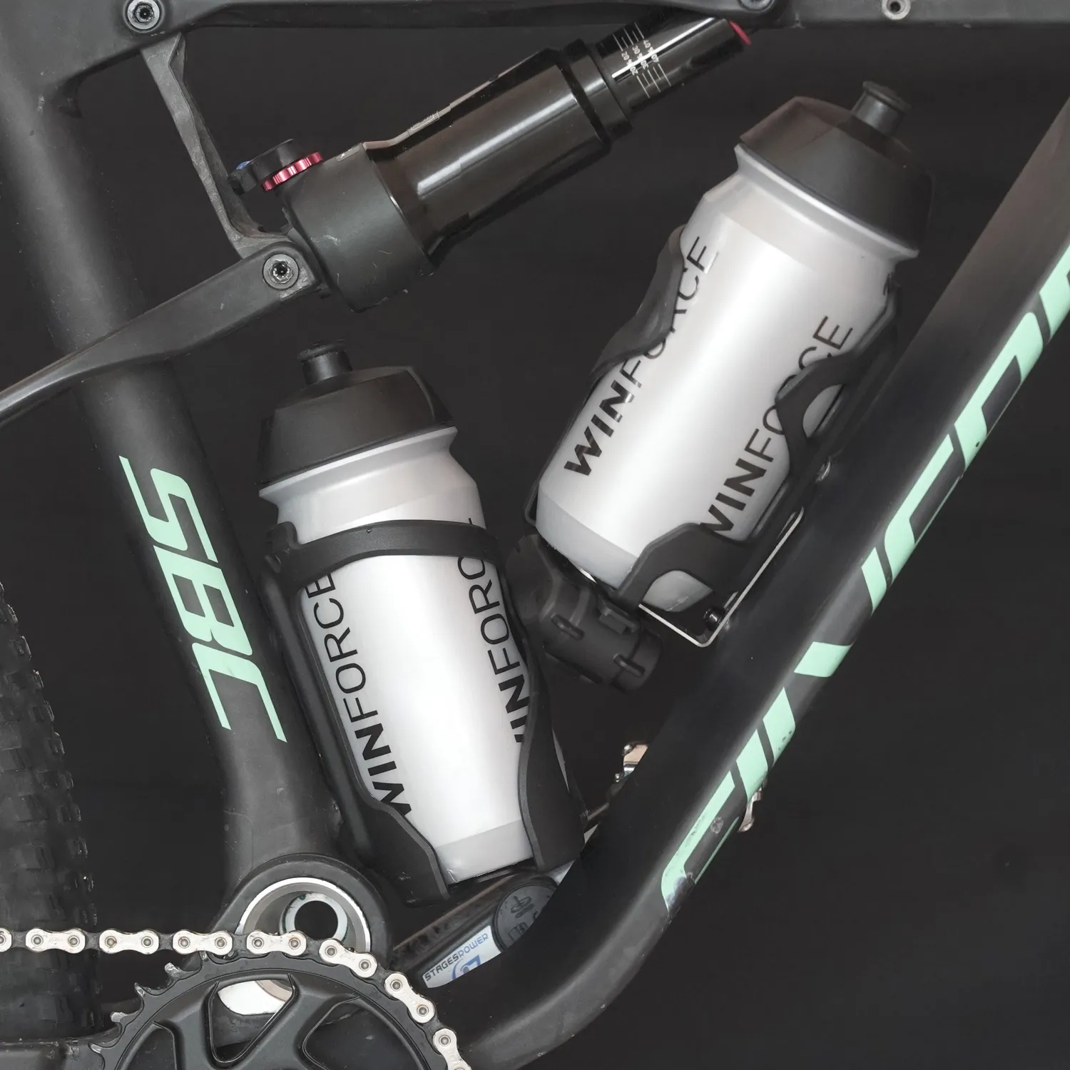 Silverback Surface flaskeholder alu front + multiværktøj
