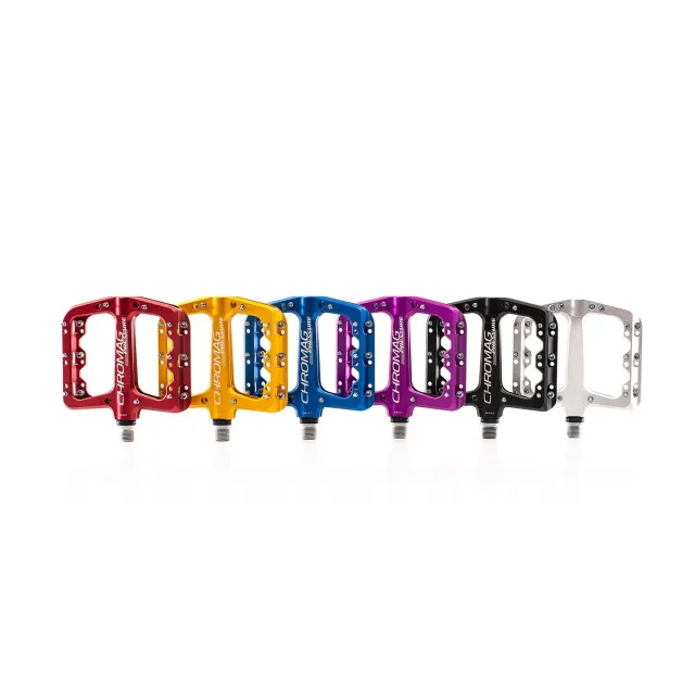 Chromag Pressure platformpedaler sort alloy