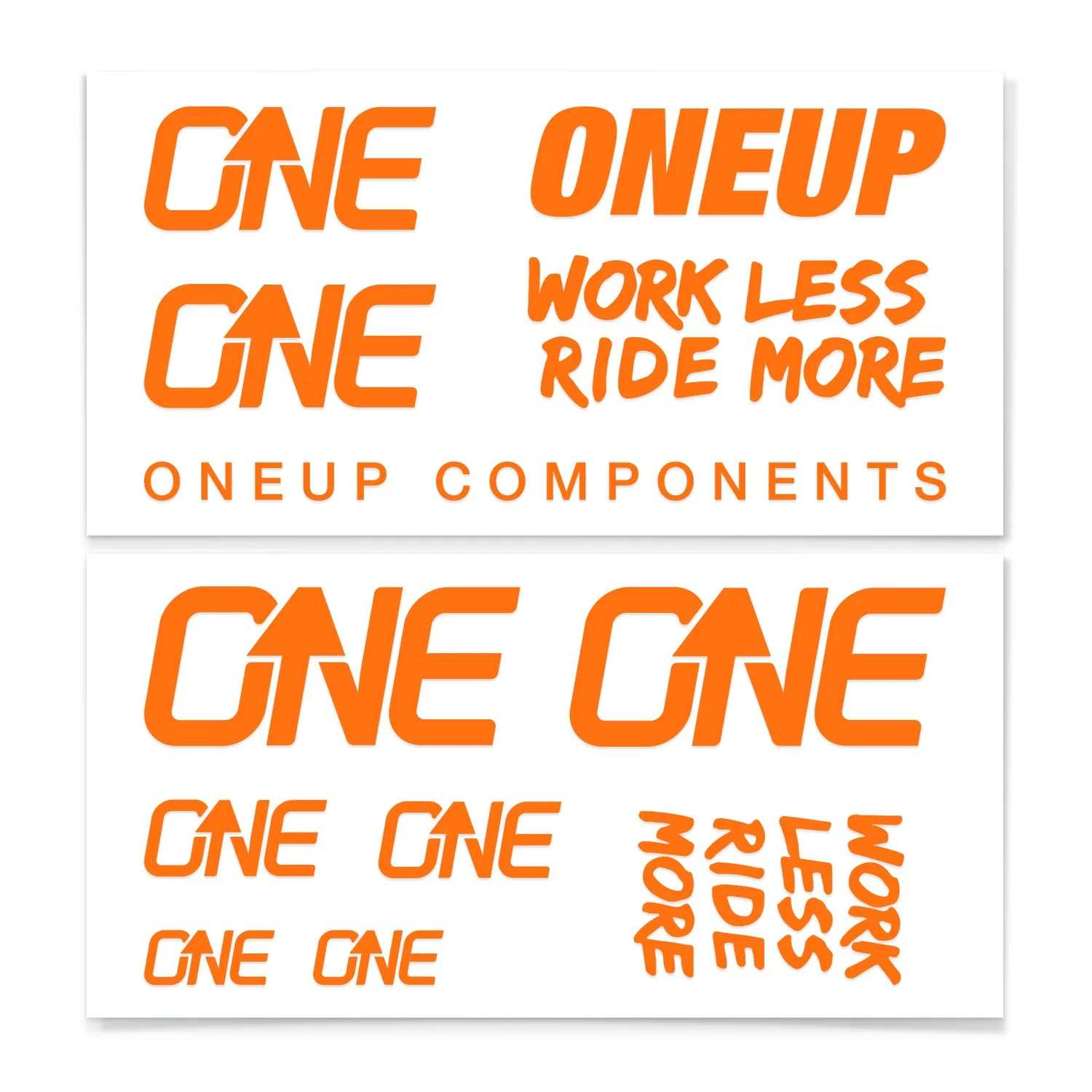 OneUp Carbon styr decals sæt lilla