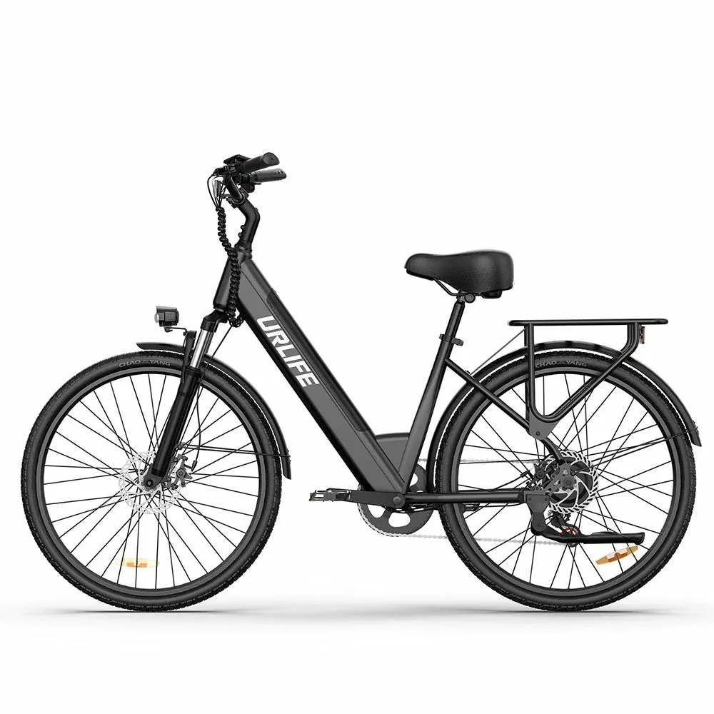URLIFE E26 48V UK elcykel White testet på grus