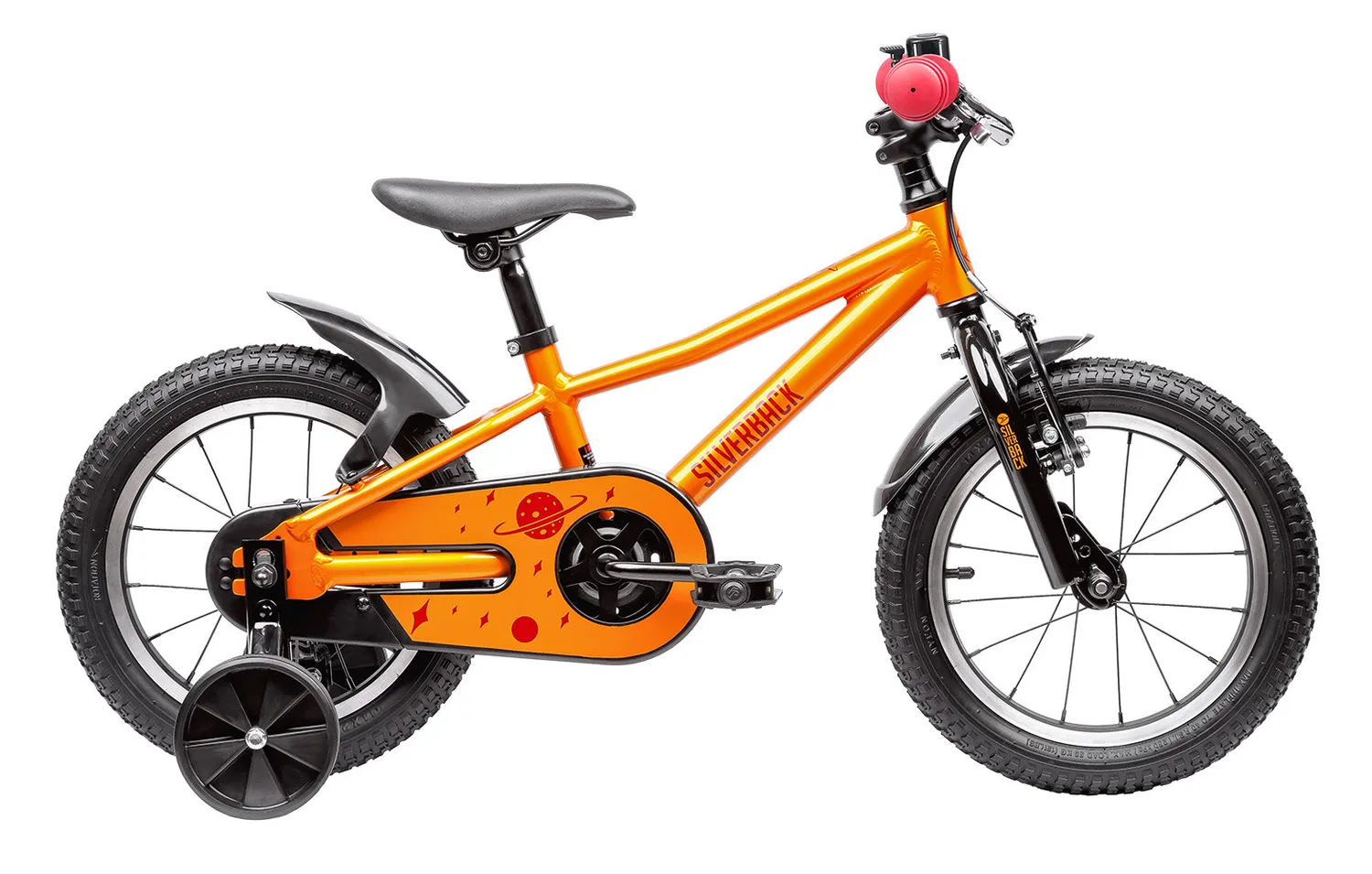 Silverback Skid 14 børnecykel 14" Flame Orange alu