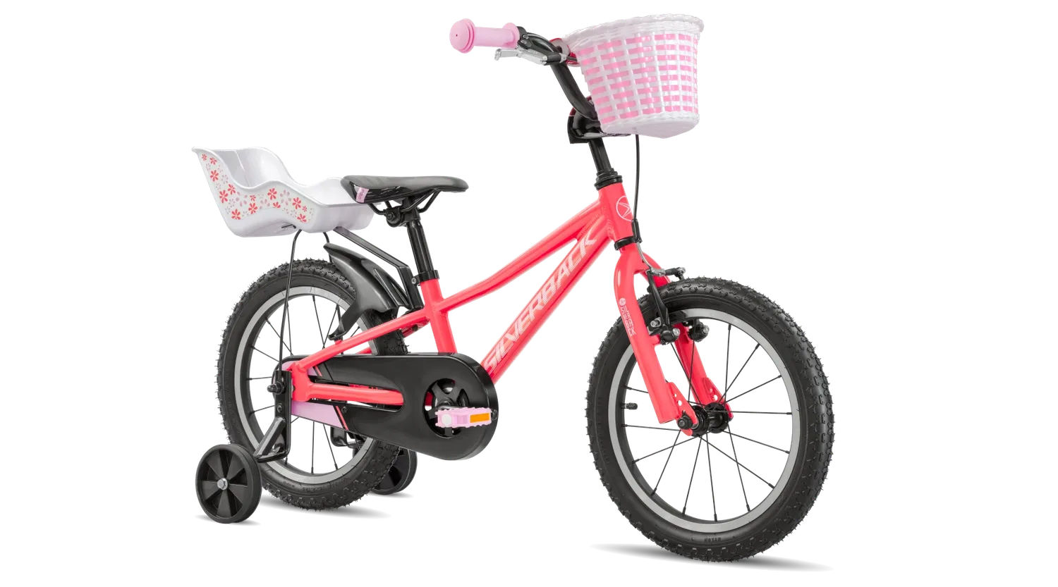 Silverback Skid 16 børnecykel 16" Moonwalk Grey alu