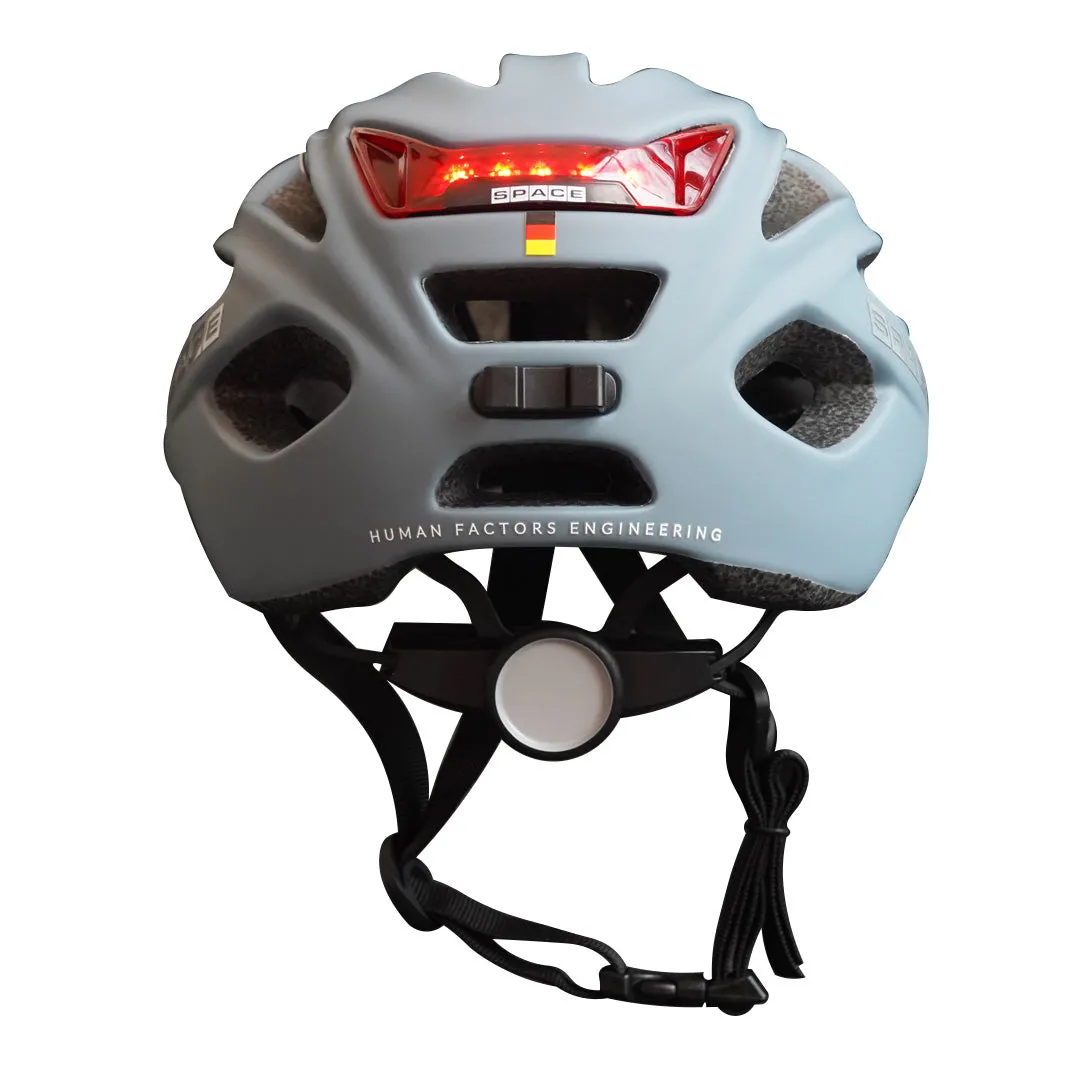 Silverback Space Spectra cykelhjelm mat grå med LED