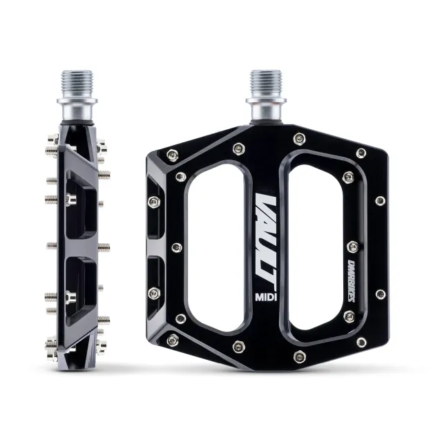 DMR Vault Midi platformpedaler sort medium alu