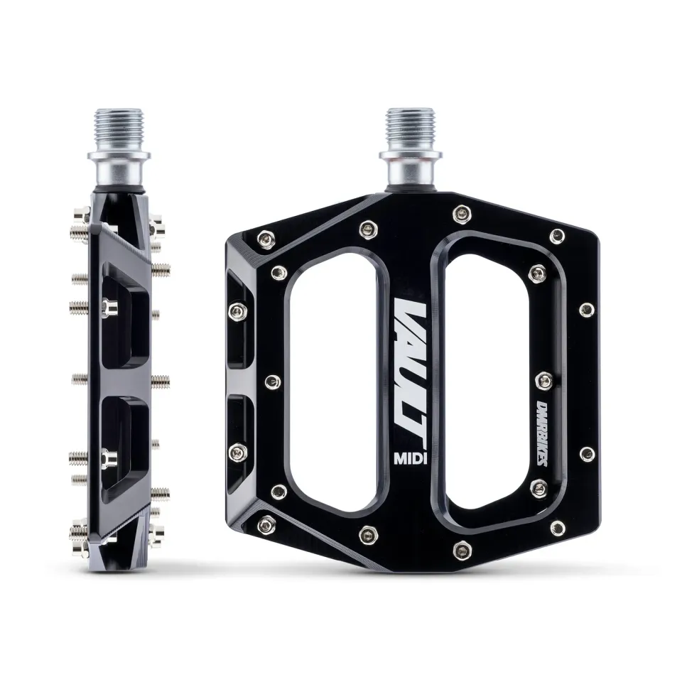 DMR Vault Midi platformpedaler sort medium alu
