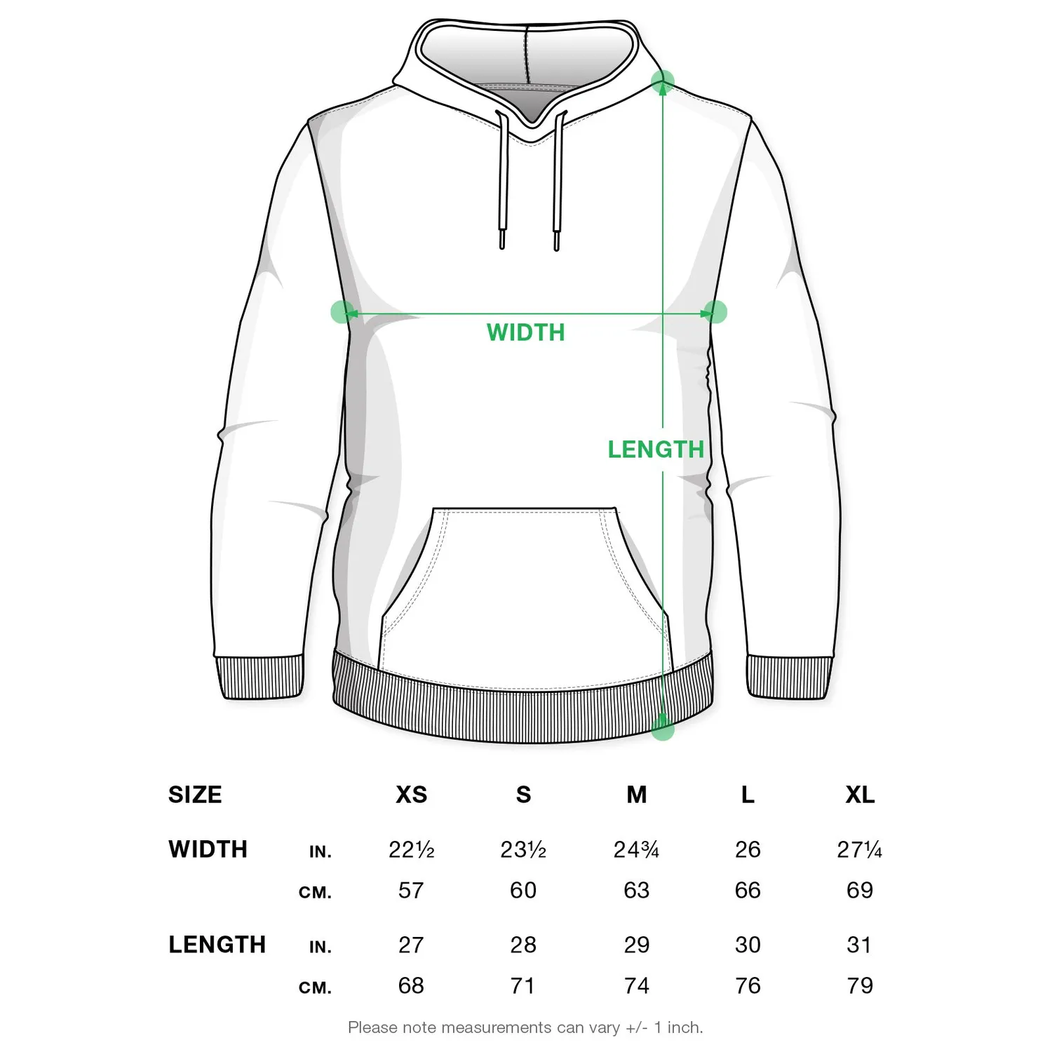 OneUp Team Logo hættetrøje sort oversized