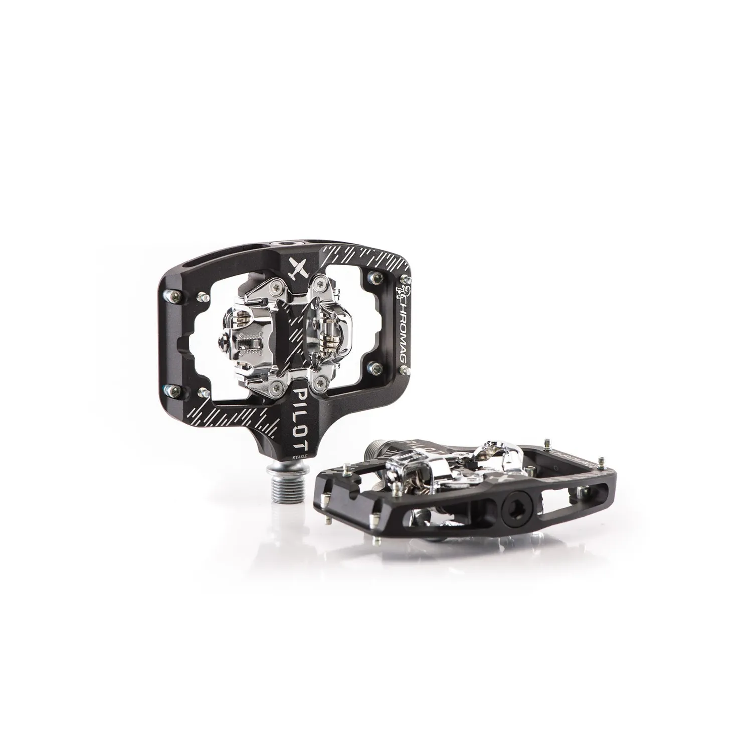 Chromag Pilot klikpedaler sort dobbeltsidet SPD