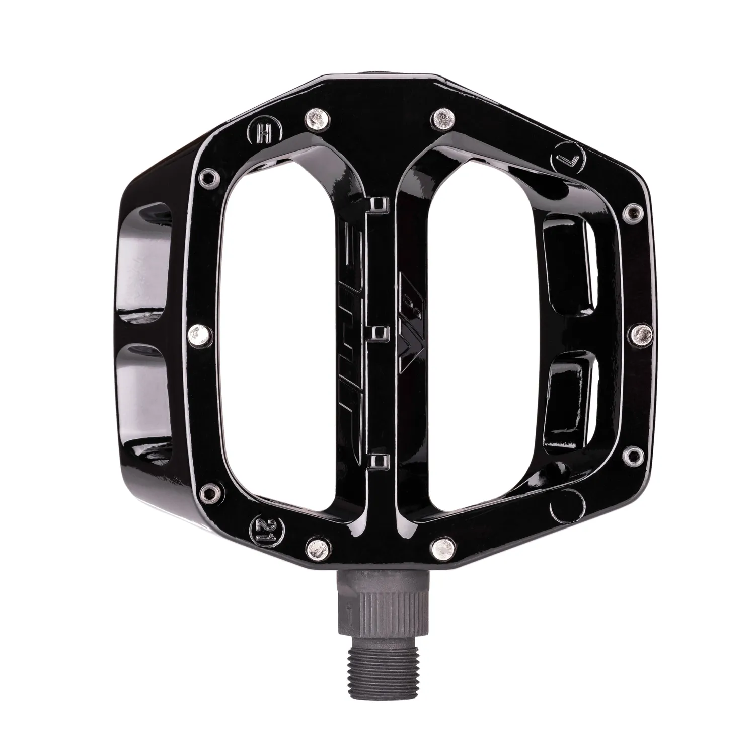 DMR V8 Classic platformpedal sort med konkav profil