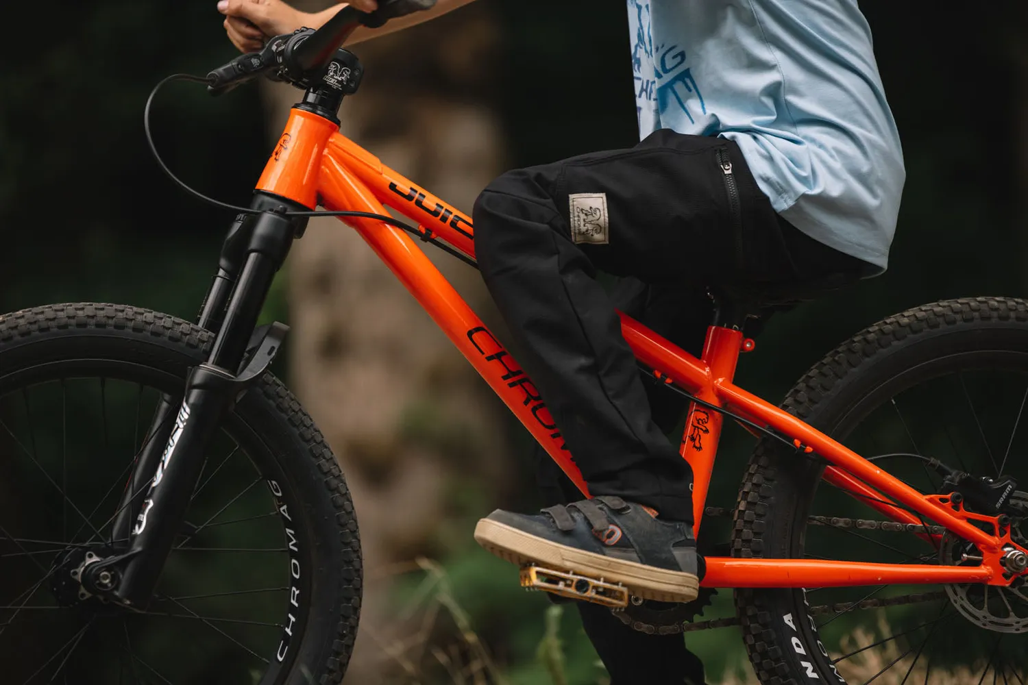 Chromag Atwell MTB-bukser børn sort cargo 6-12