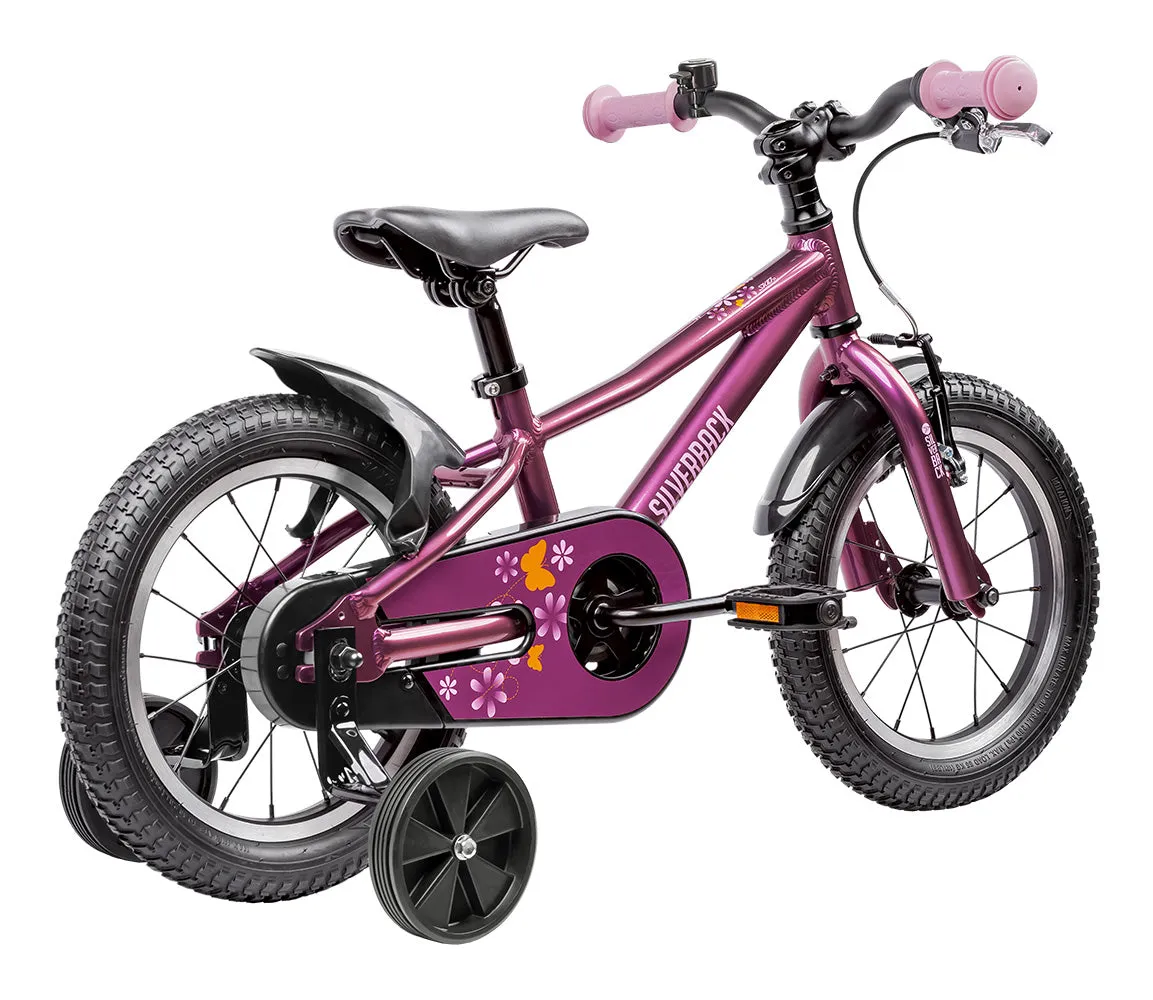 Silverback Skid 14 børnecykel 14" Flame Orange alu