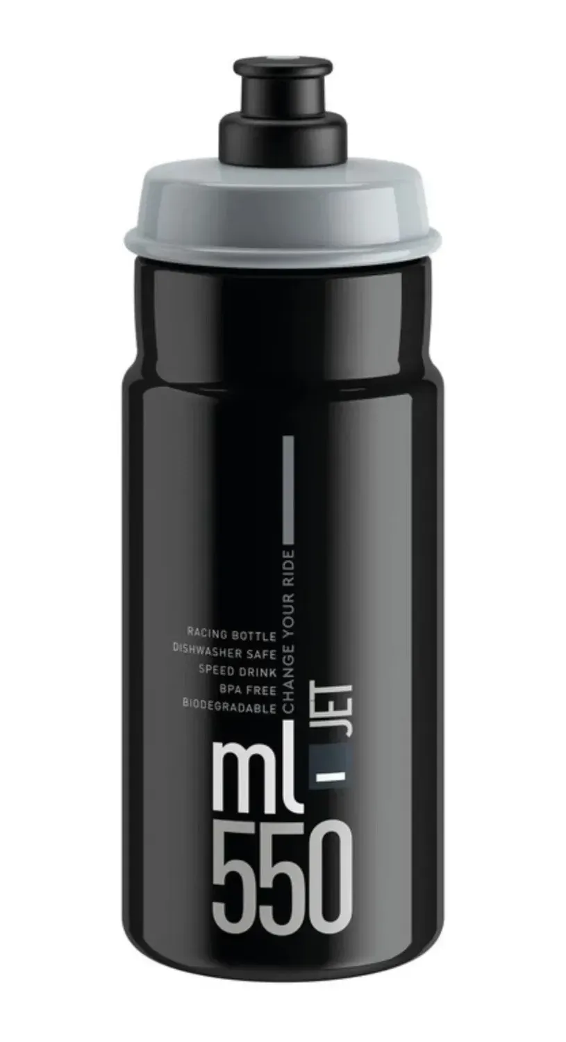 Elite Jet drikkedunk 550ml sort/grå bionedbrydelig