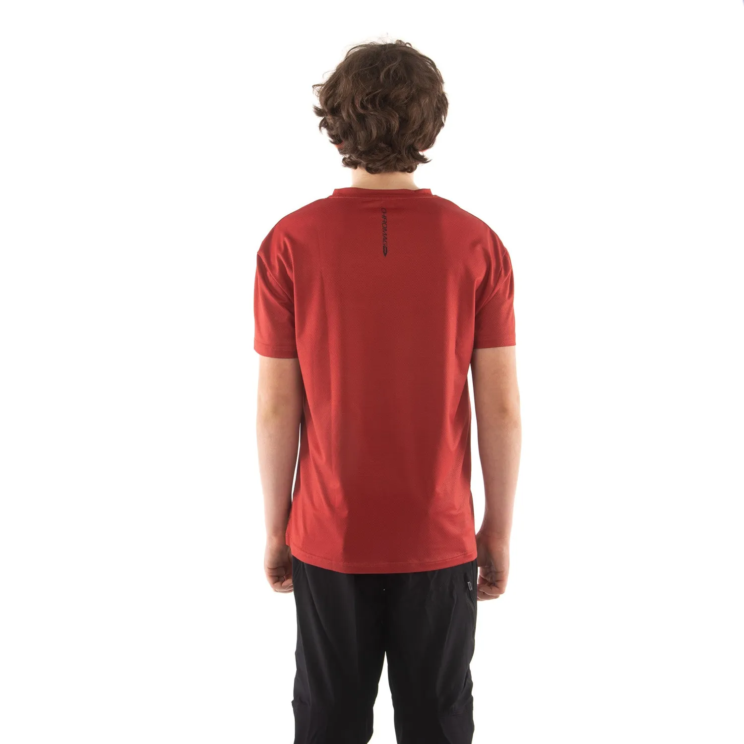 Chromag Method børne cykeltrøje Burnt Red