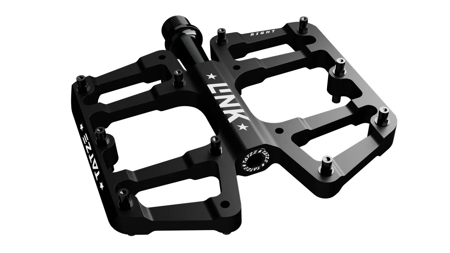 TATZE Link platformpedal flad sort