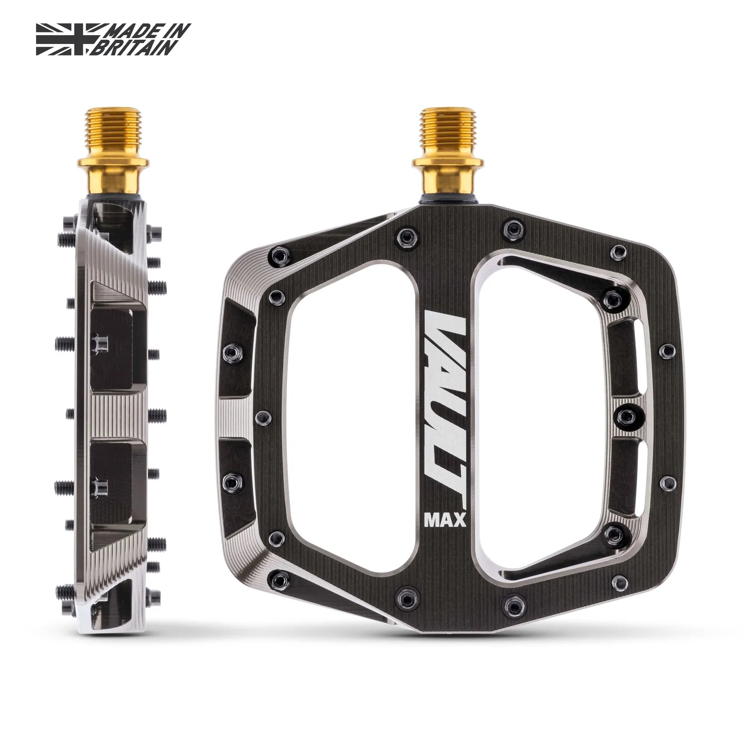 DMR Bikes Vault Max Ti platformpedal sort stor