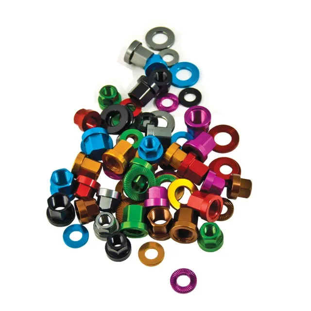 DMR Bikes Nutz akselmøtrik 10mm sort 1 hjul
