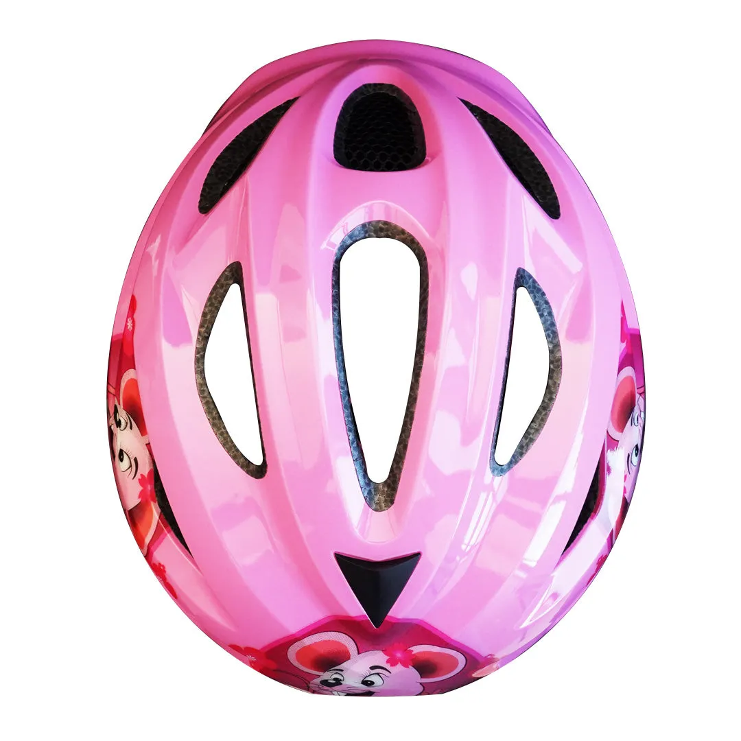 Silverback Space Sally Girls cykelhjelm mat pink let
