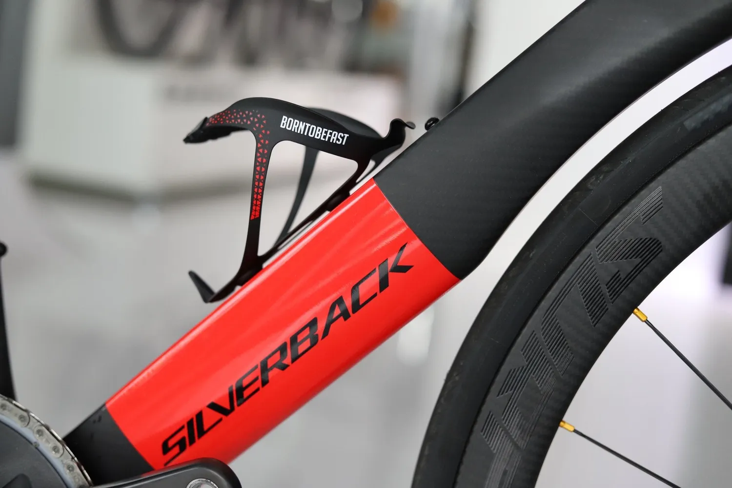 Silverback B2BF Flaskeholder 1.0 plast sort 26g