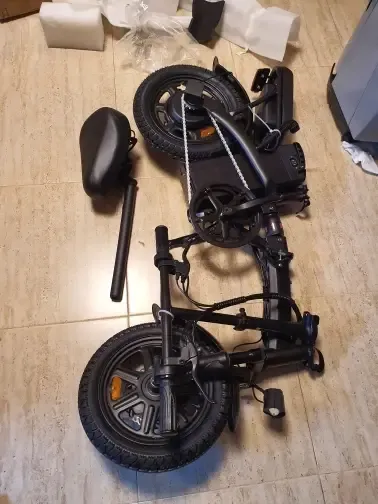 URLIFE T2 elcykel sort UK pendlerklar