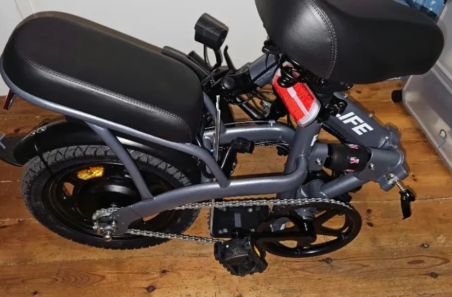 URLIFE F1L EU elcykel Black stelstørrelse by