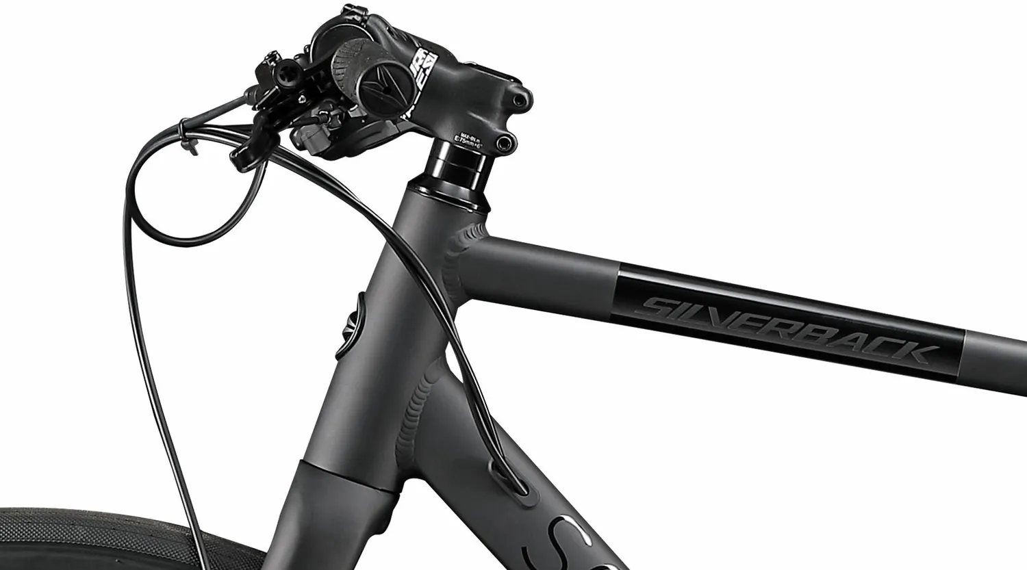 Silverback Scento Metro hybridcykel Stealth Black 1x10