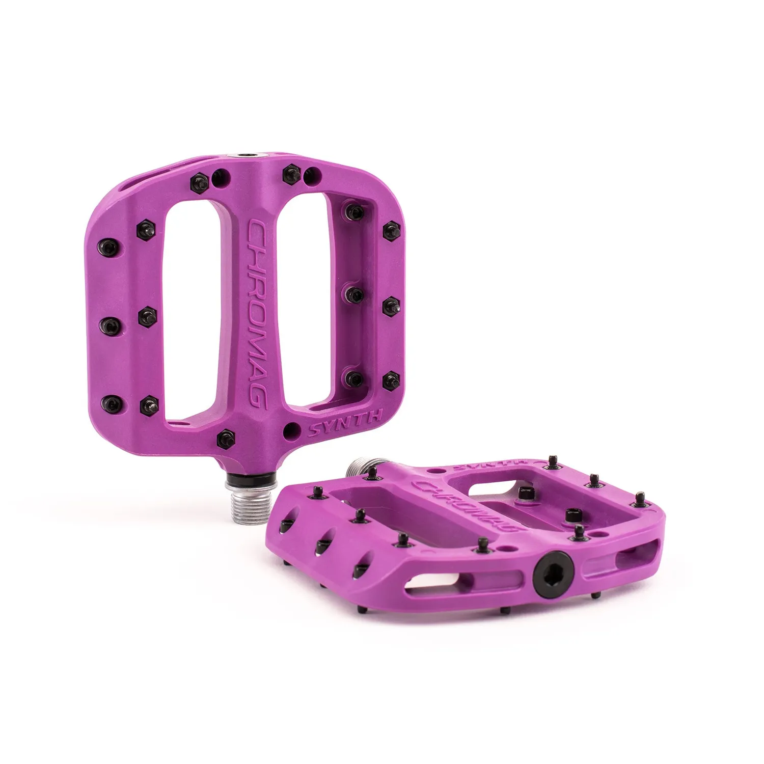 Chromag Synth platform pedaler sort nylon