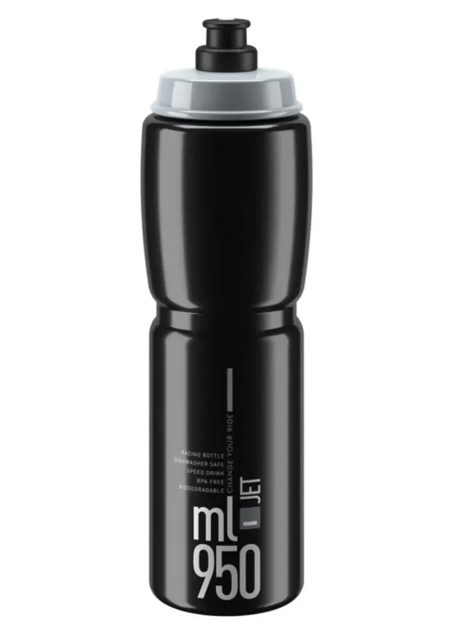 Elite Jet drikkedunk 950 ml sort/grå bionedbrydelig