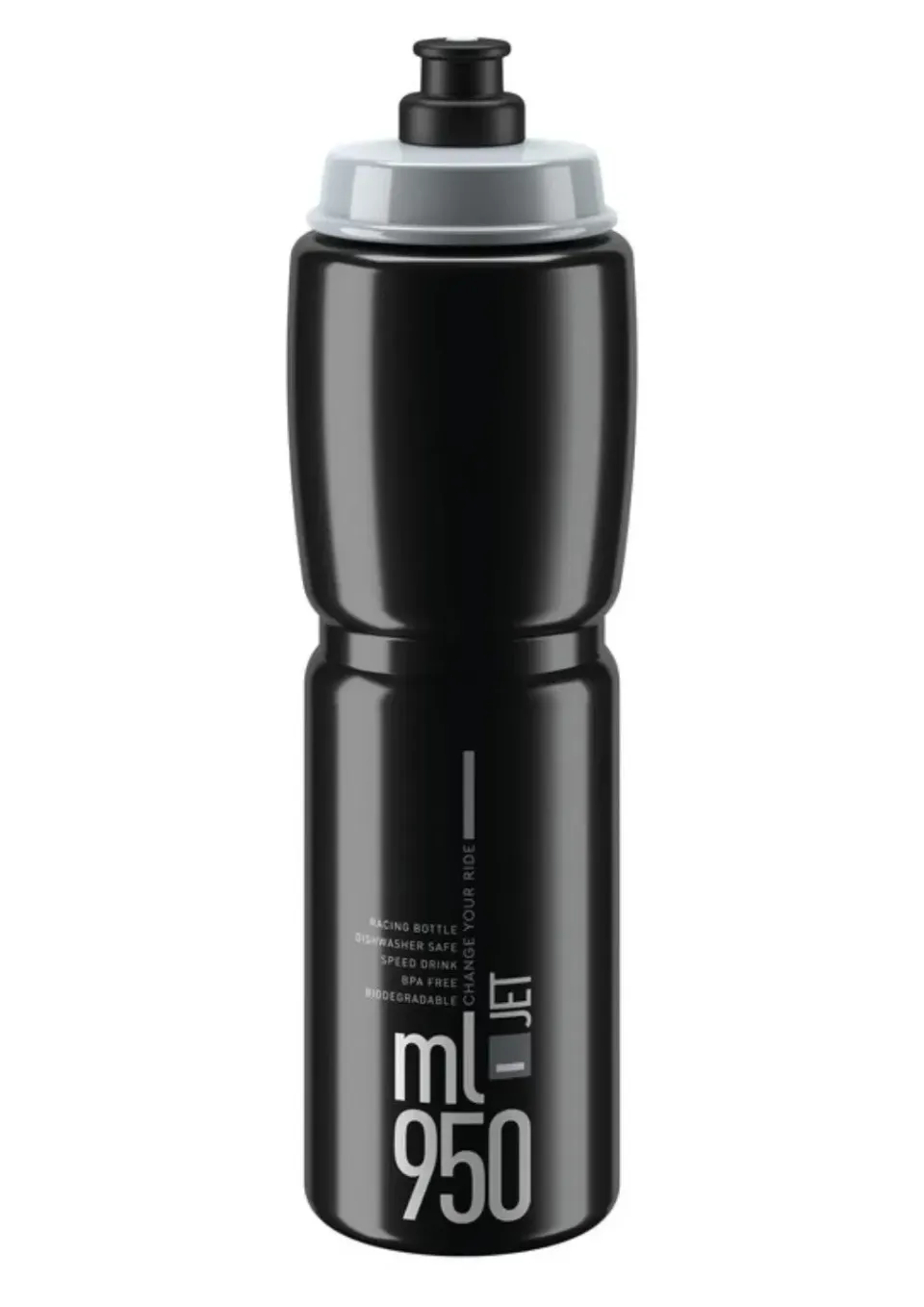 Elite Jet drikkedunk 950 ml sort/grå bionedbrydelig