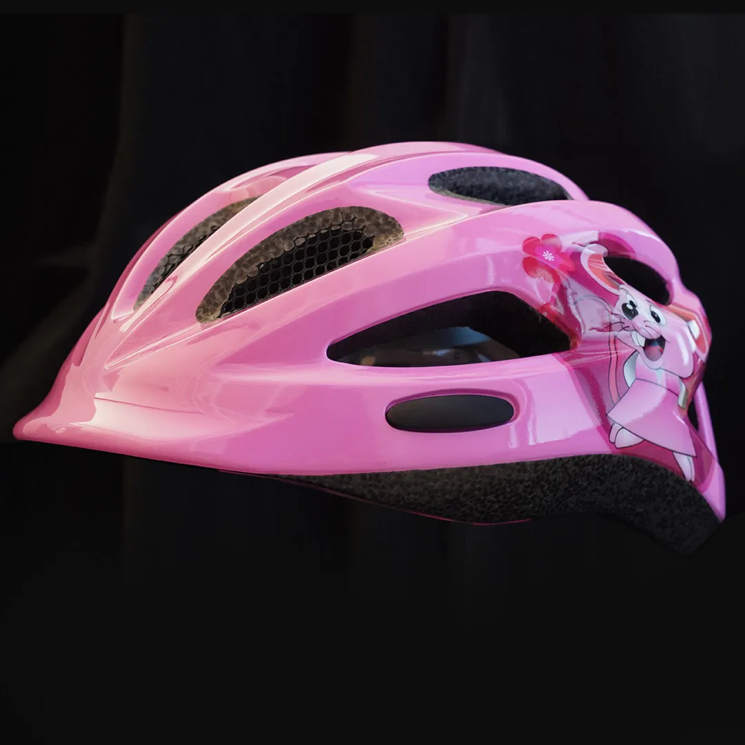 Silverback Space Sally Girls cykelhjelm mat pink let
