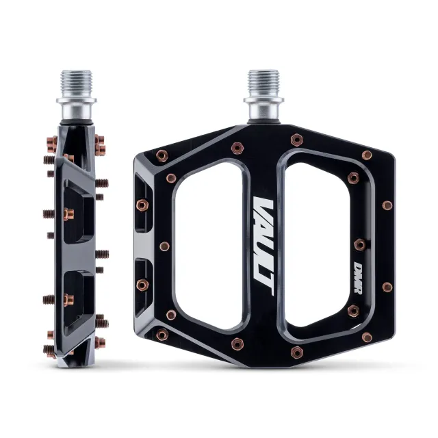 DMR Vault LE platformpedal sort med kobberpins