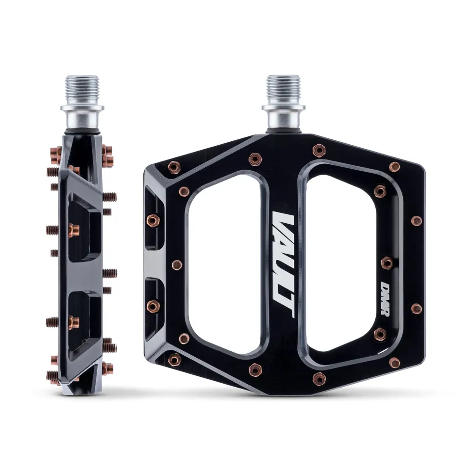 DMR Vault LE platformpedal sort med kobberpins