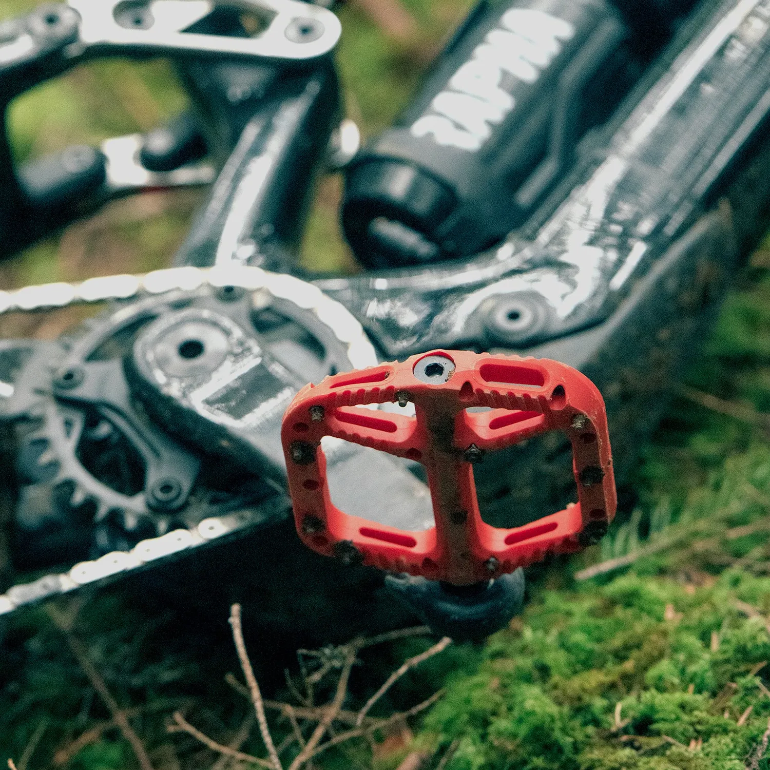 OneUp Composite platformpedaler sort med grip