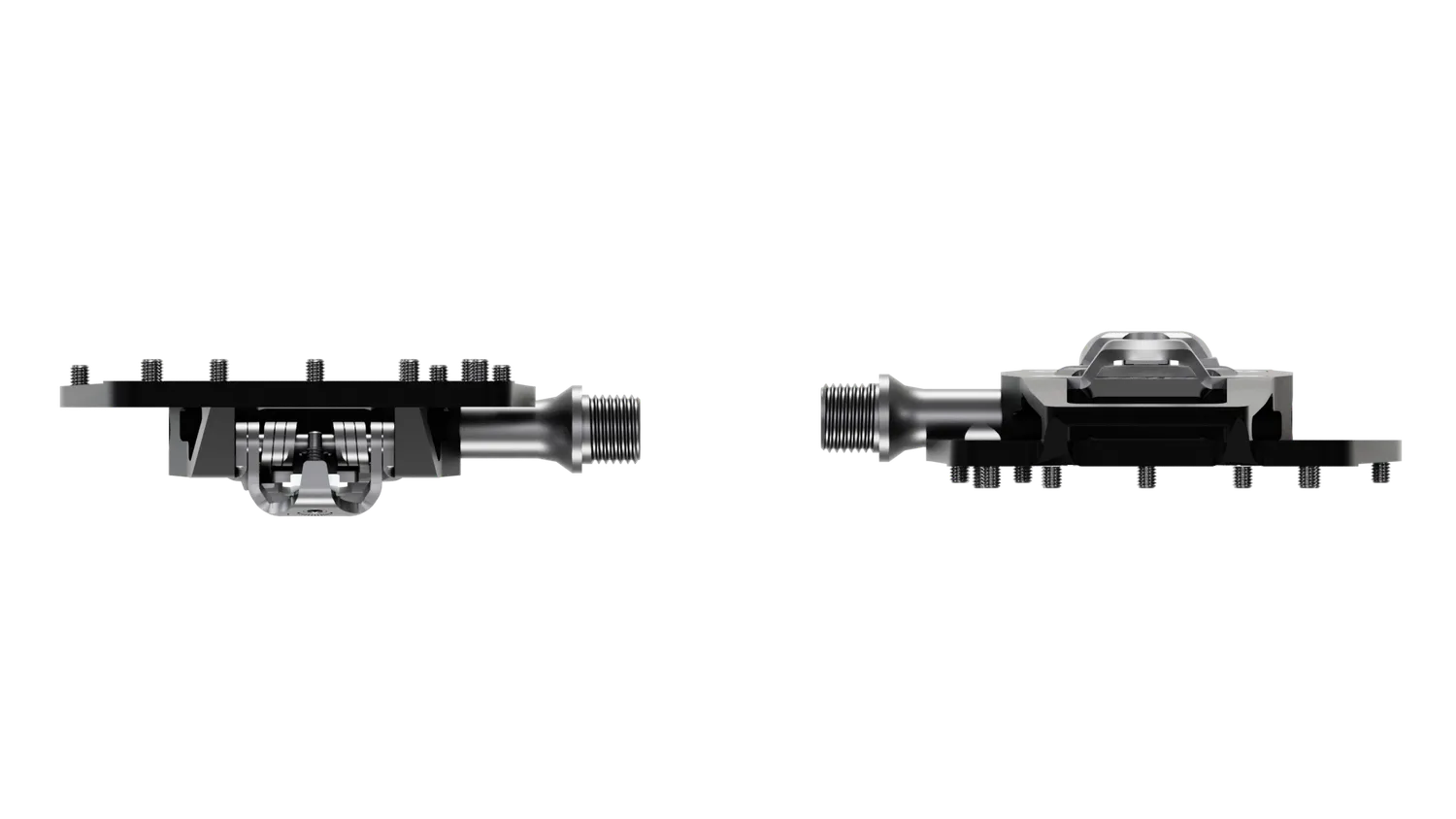 TATZE TWO-FACE 2 kombipedal sort SPD 16 PINs