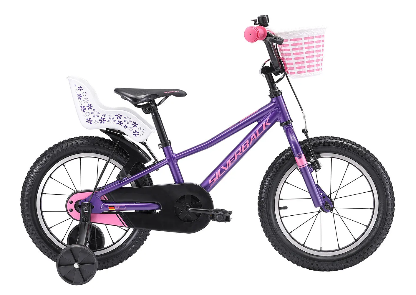 Silverback Skid 16 børnecykel 16" Moondust 4-6 år