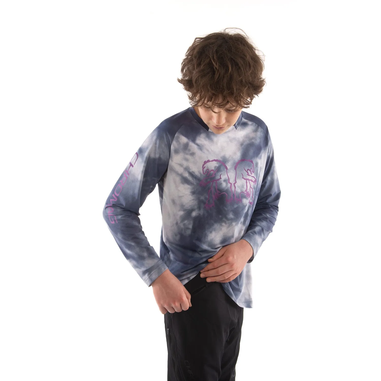 Chromag Dominion børnejersey Creature Grey M 8 år