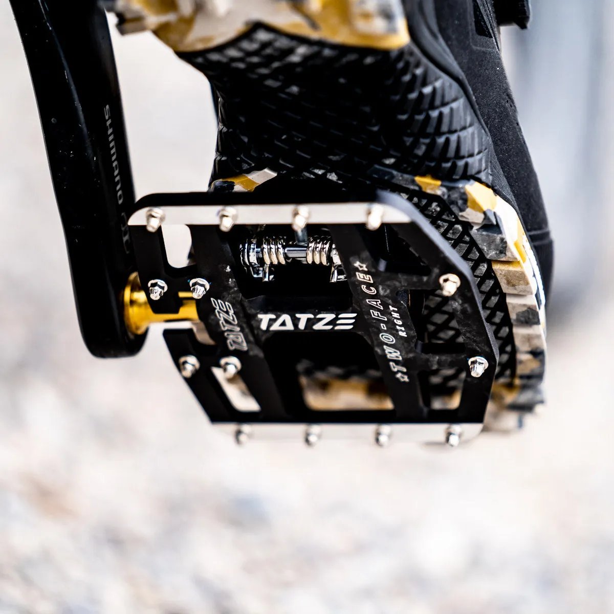 TATZE TWO-FACE kombipedaler Cr-Mo inkl. klamper