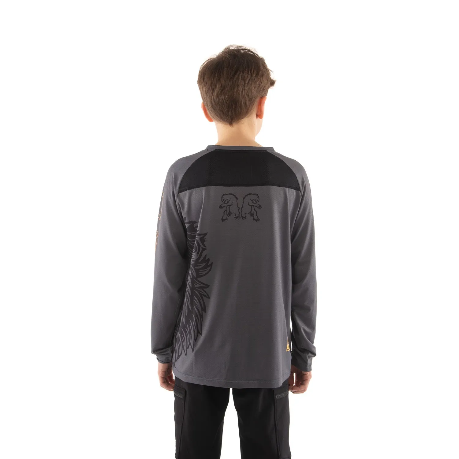 Chromag Dominion børnejersey Creature Grey M 8 år