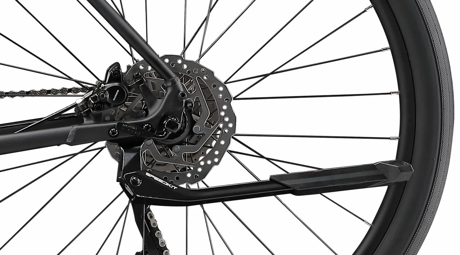 Silverback Scento Metro hybridcykel Stealth Black 1x10