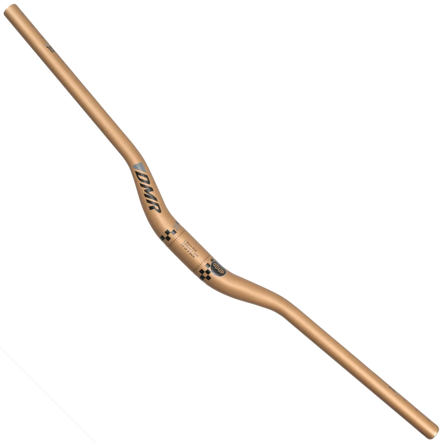 DMR Odub Vapour Blast MTB-styr sort 31,8 mm