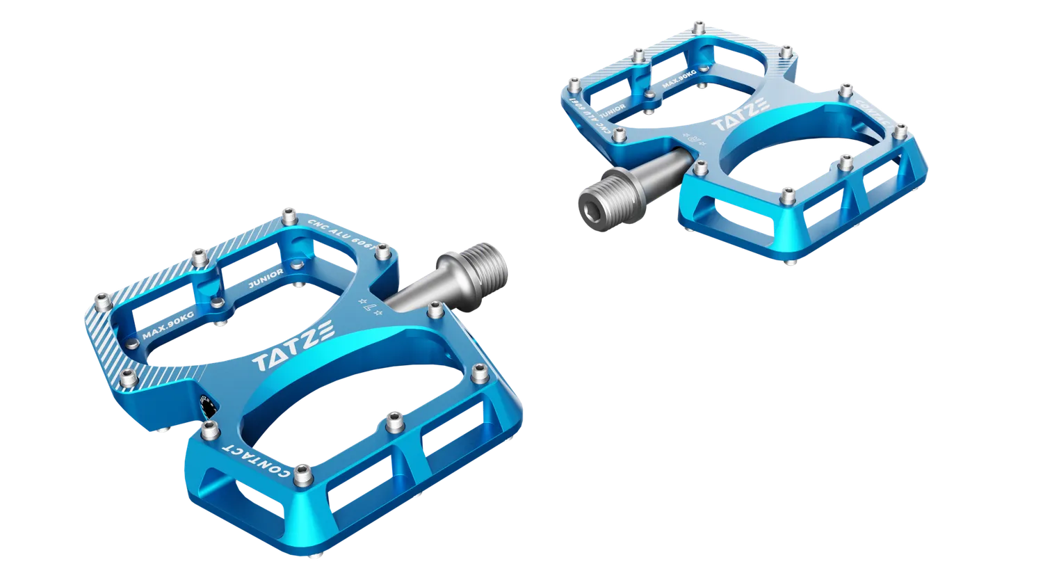 TATZE CONTACT CNC Junior flatpedaler sort lette