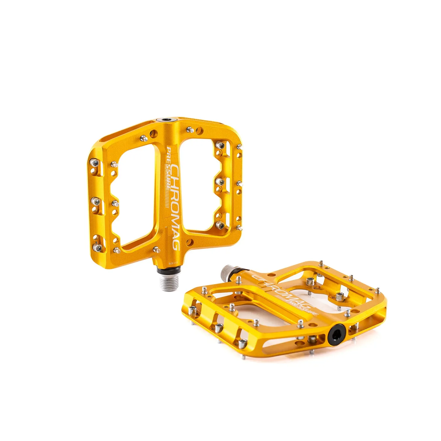 Chromag Pressure platformpedaler sort alloy