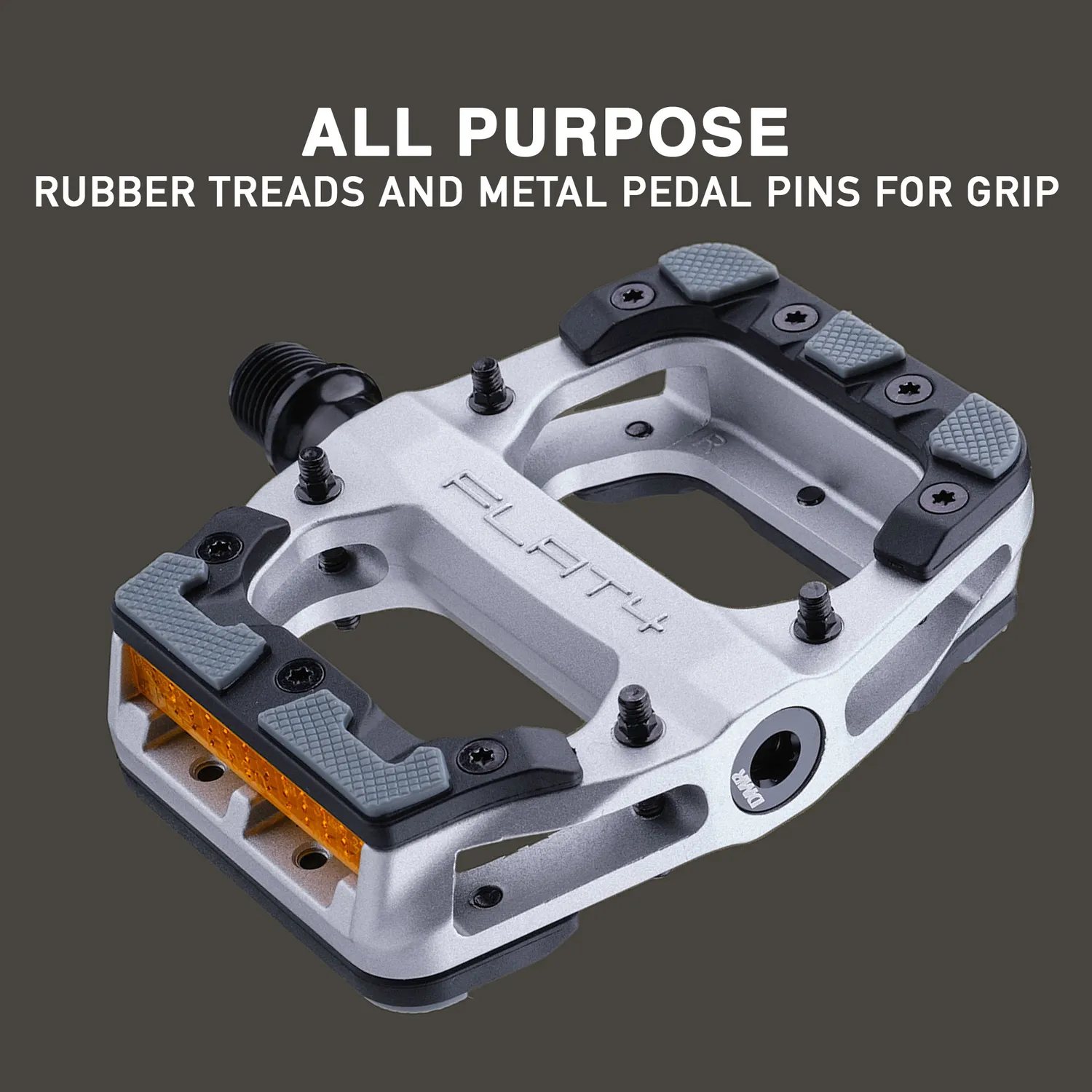 DMR Bikes Flat4 pedalgummi TPU sort reservedel