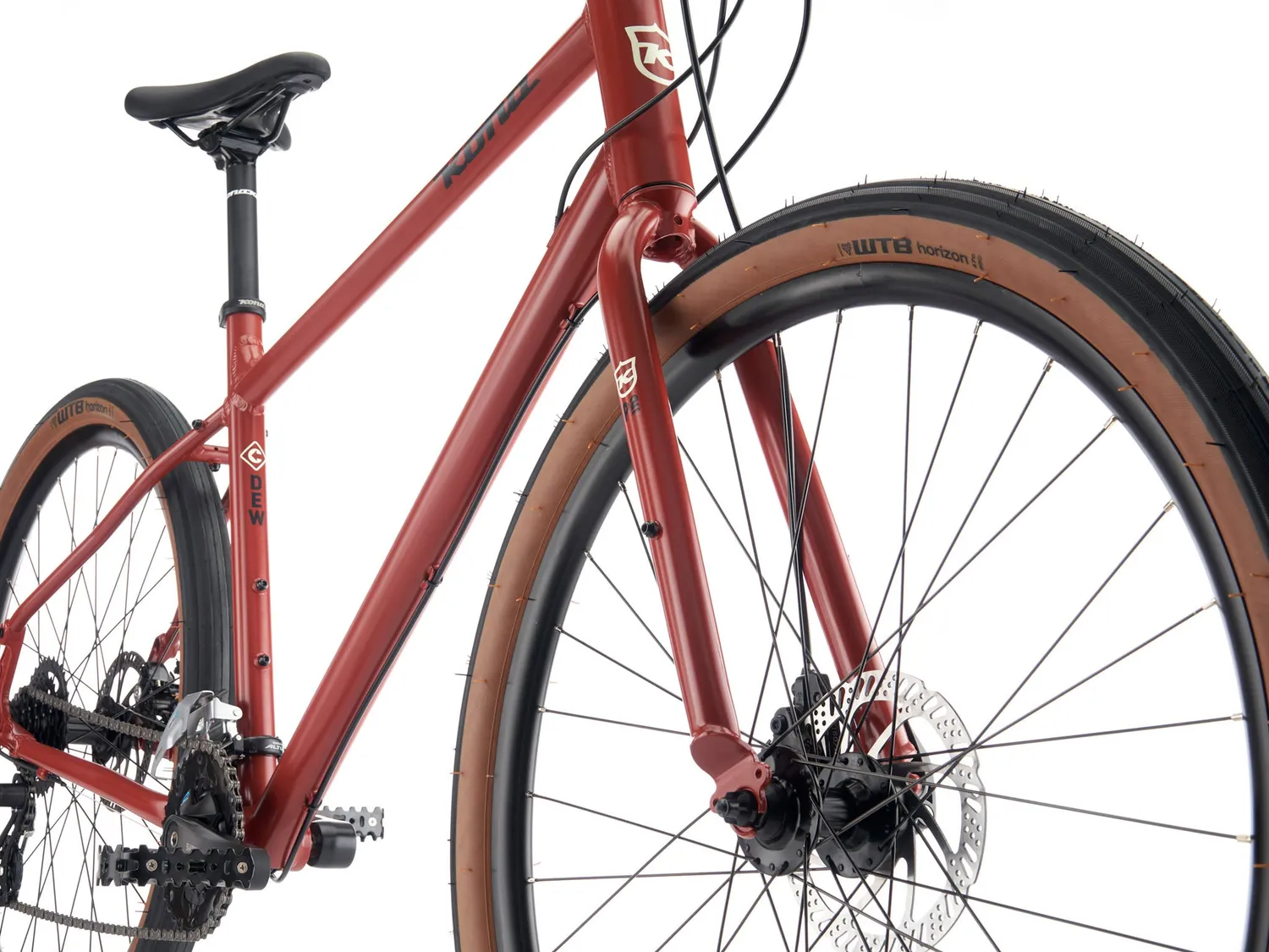Kona Dew Pendlercykel oliven bredt gearområde