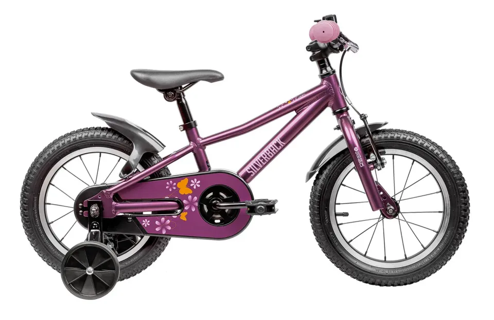 Silverback Skid 14 børnecykel 14" Flame Orange alu