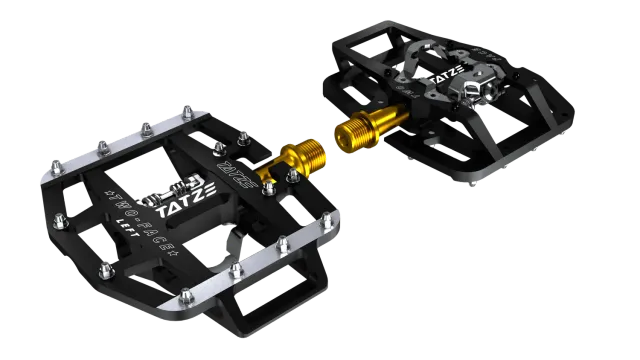 TATZE TWO-FACE TI kombipedal titanium 387 g