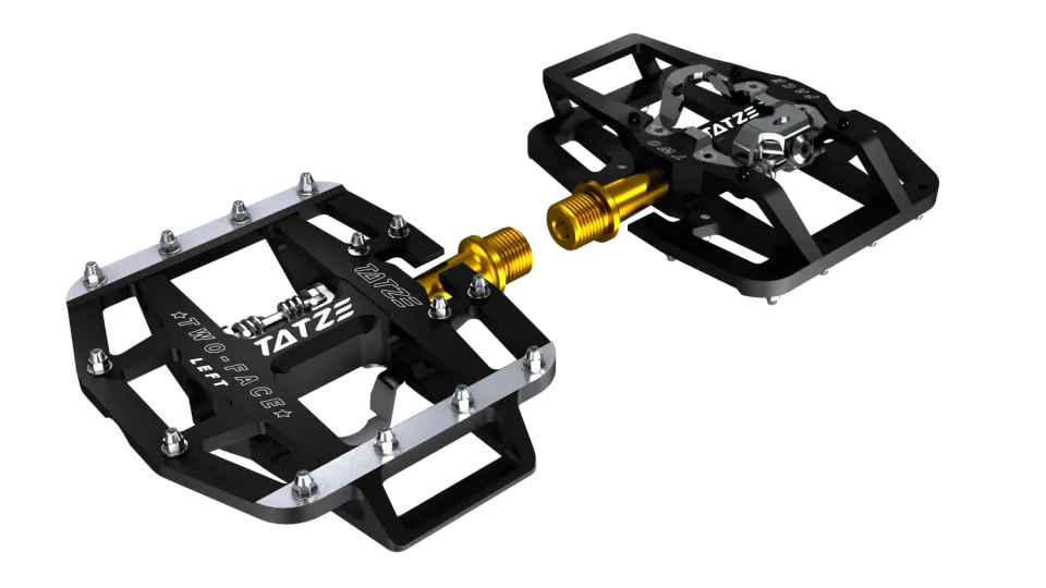 TATZE TWO-FACE TI kombipedal titanium 387 g