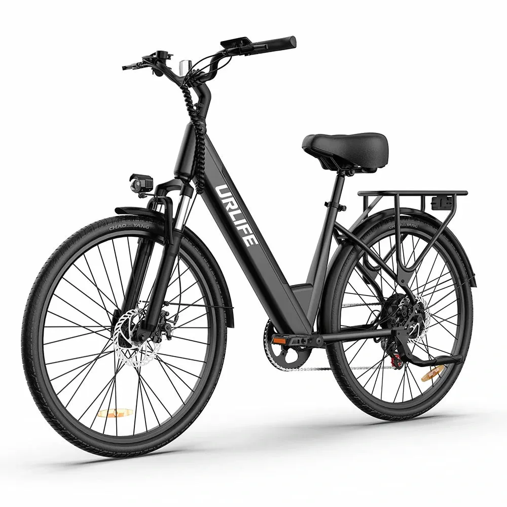 URLIFE E26 48V UK elcykel White testet på grus