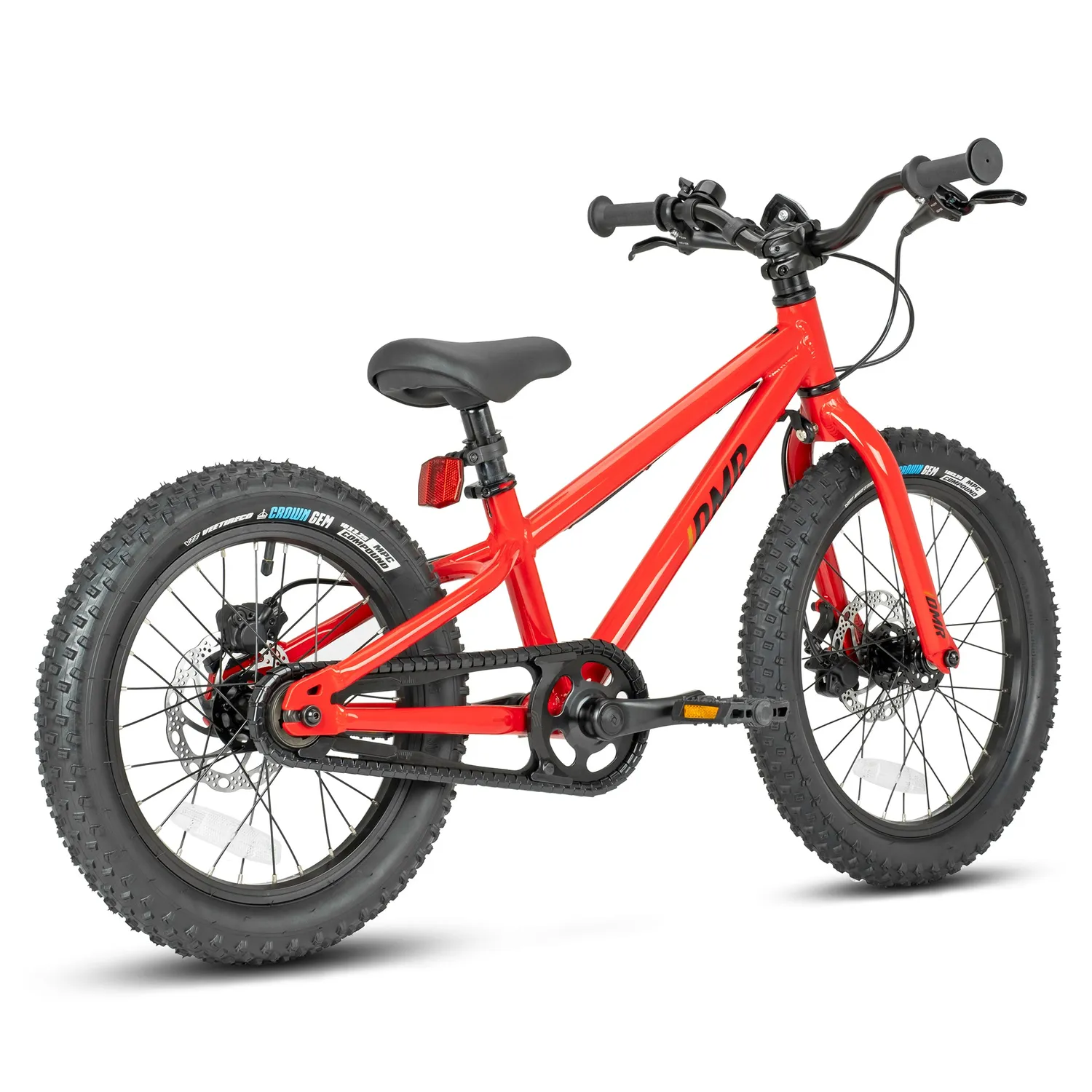 DMR Sidekick børnecykel rød med hydraulisk bremse
